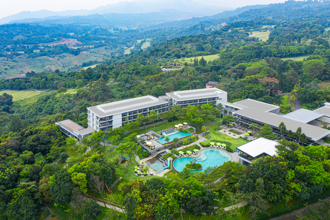 Rooftop Garden Aerial View